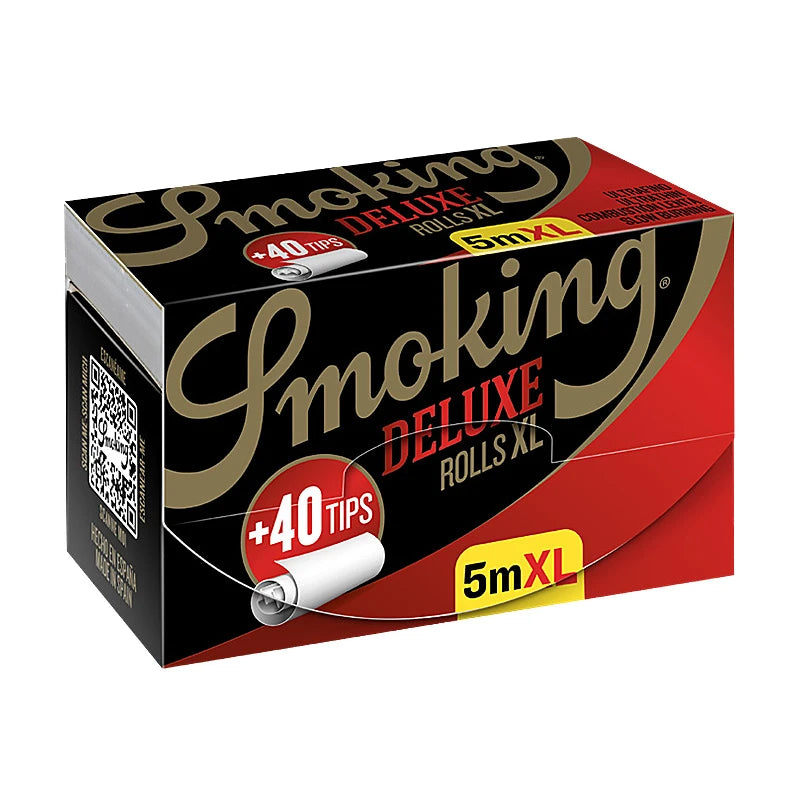 Foite Tigari Smoking Deluxe XL Rolls 5 m cu 40 Filtre Carton