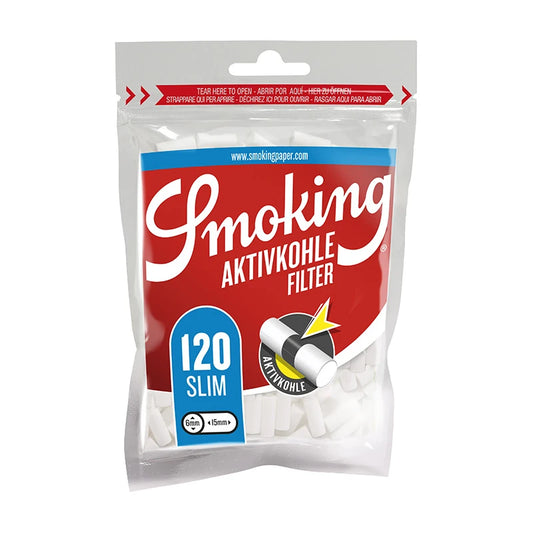 Filtre Carbon Activ Smoking Classic Slim 6 mm, 120 bucati