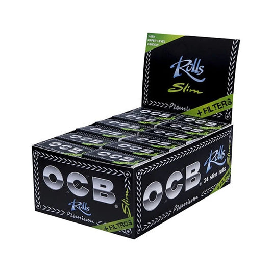 Foite OCB in Rola 4m cu Filtre Carton - Set 24 Bucati