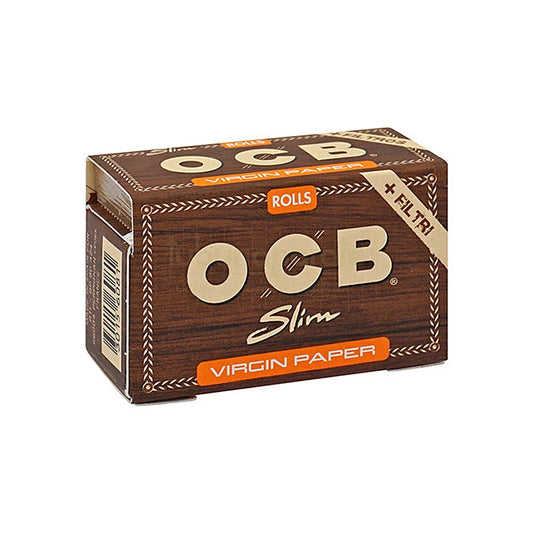 Foite OCB Virgin Paper Rola 4m + 40 Filtre Carton